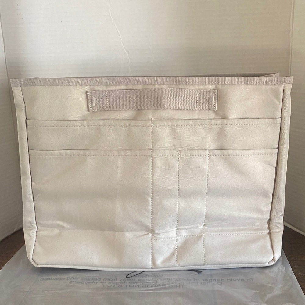 Thirty-One Commuter Tote Bag Organizer Taupe